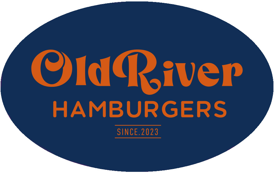 OLD RIVER HAMBURGERS（オールドリバーハンバーガー）様　1周年記念ステッカー